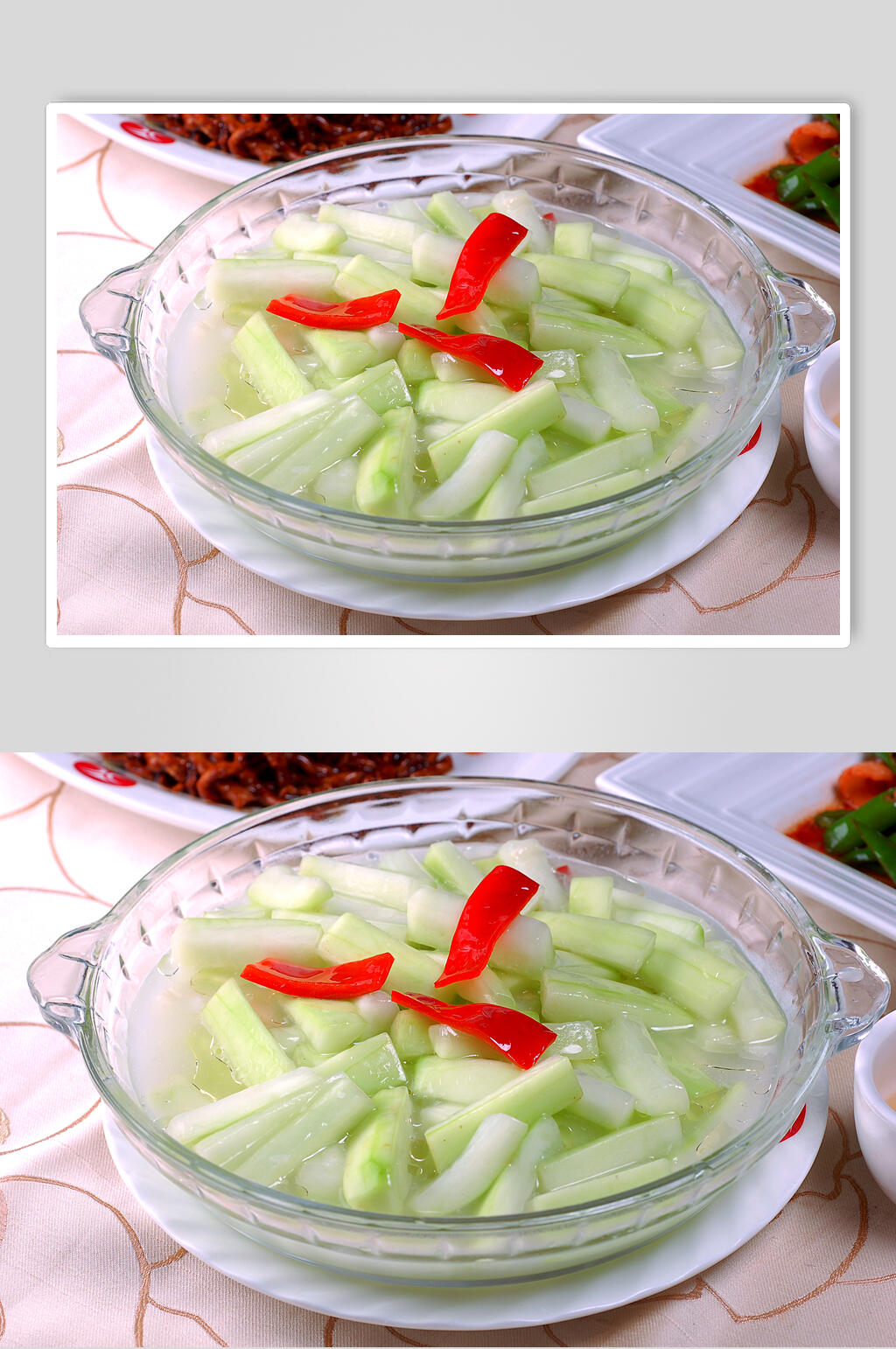 白油瓜条家常菜品图片素材