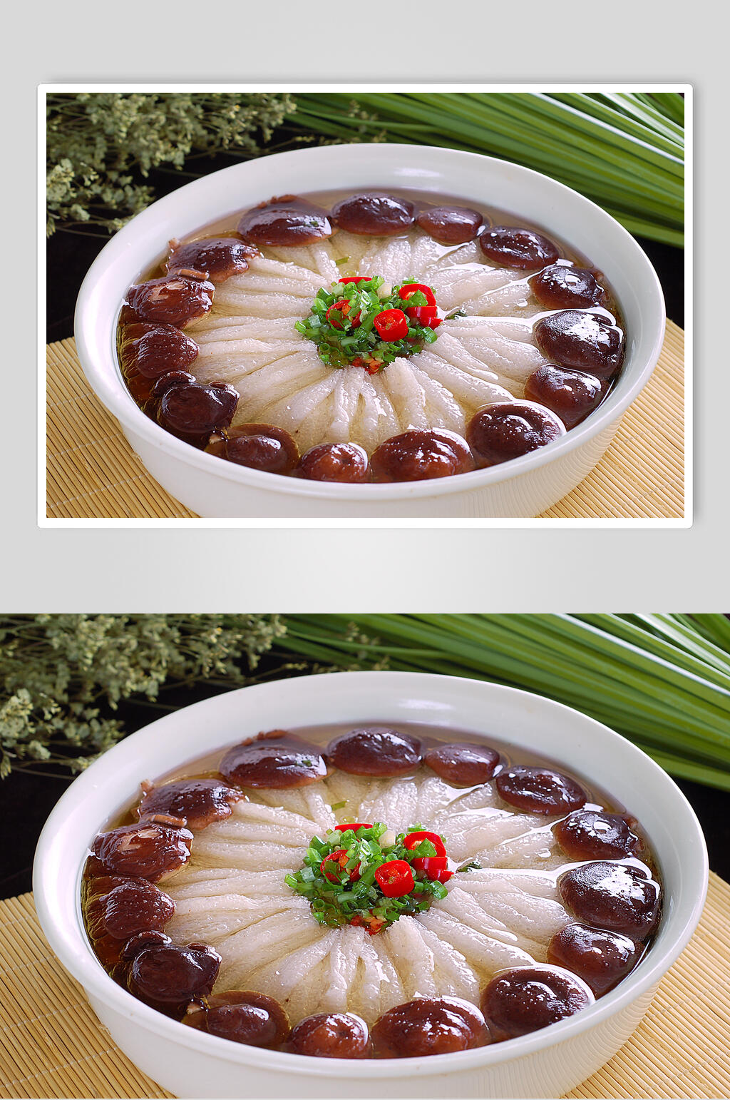 辣味菌滑排家常菜品图片素材