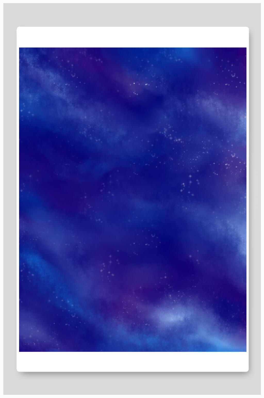 蓝色精美星空夜空背景素材