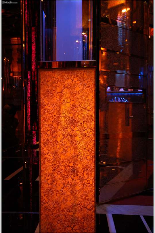 ktv室内灯柱装饰装修图片