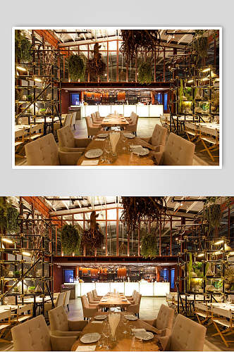 民风主题餐厅装修效果图片