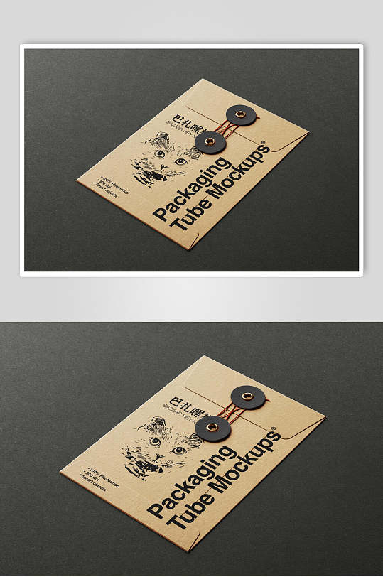 手绘档案袋样机