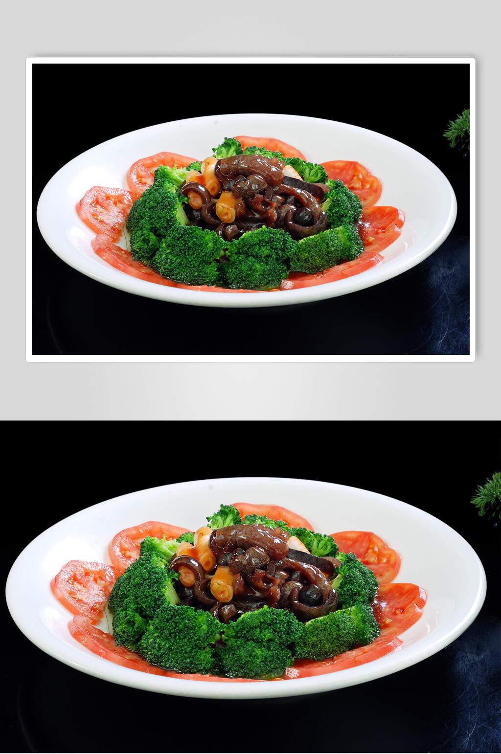 葱烧海参家常菜品图片素材