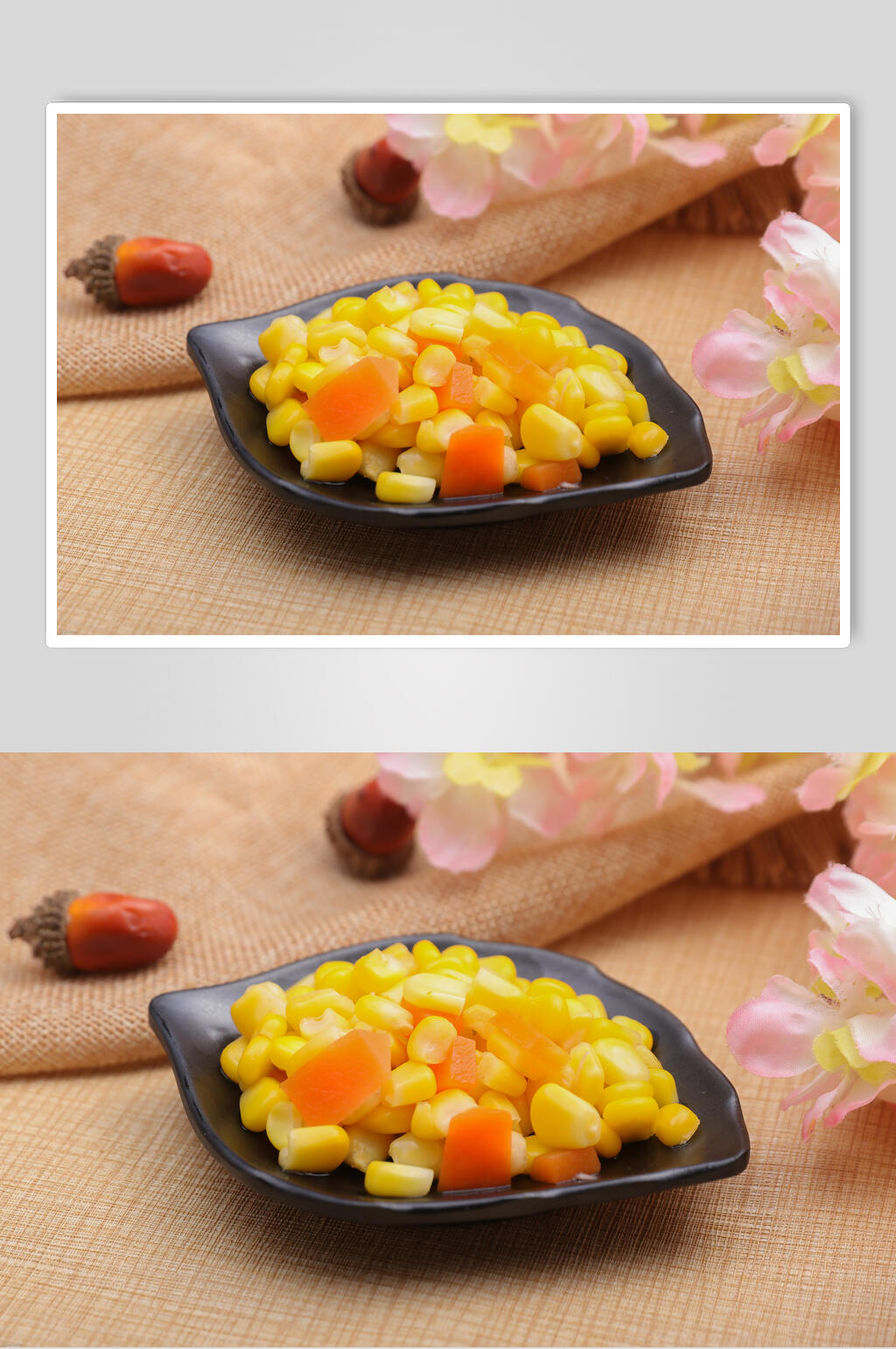 玉米炒饭美食图片素材