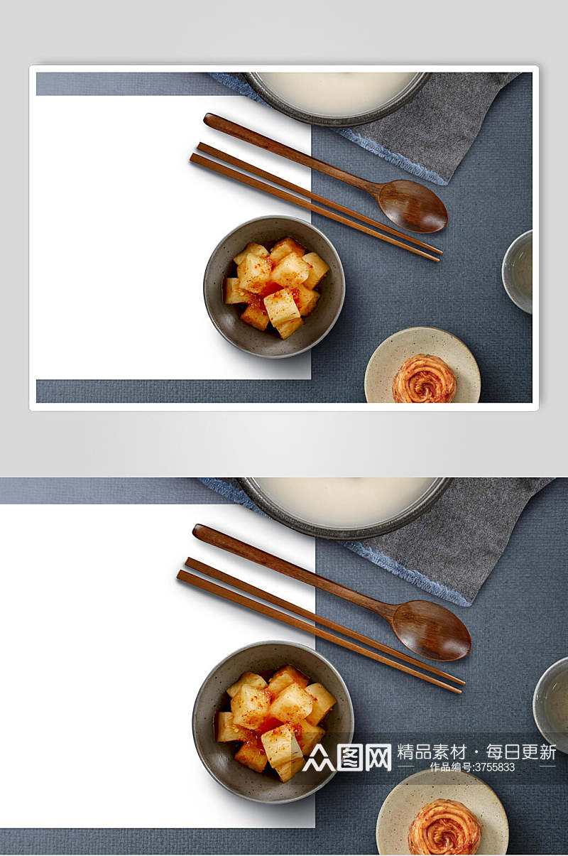 时尚泡菜韩国美食海报素材