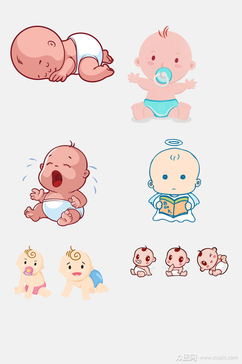 众图网独家提供卡通婴儿母婴免抠素材素材免费下载,本作品是由小红