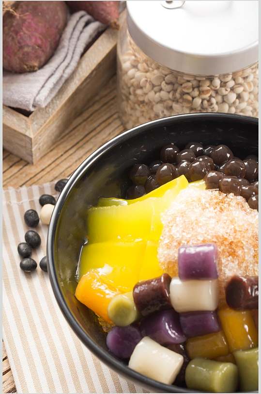 黑豆桃胶椰奶滑弹芋圆图片