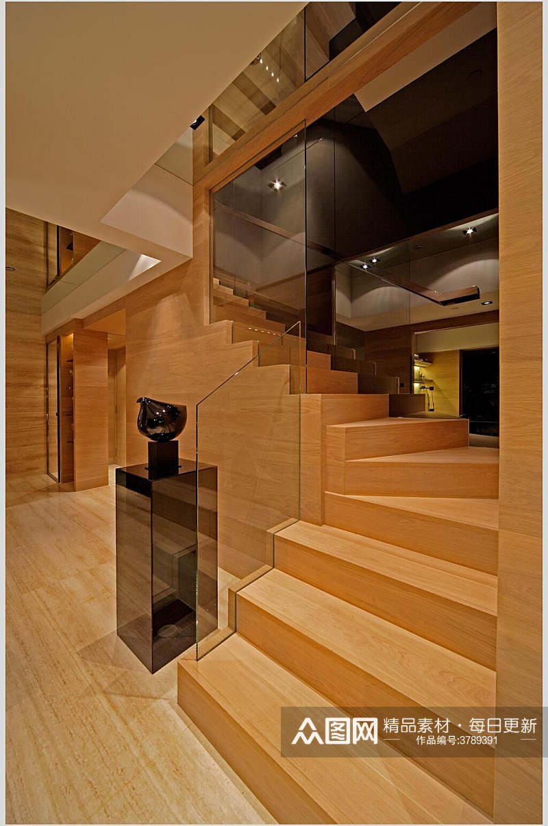 时尚现代风简约设计阶梯现代装修图片素材