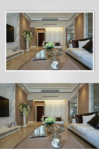 客厅沙发时尚现代简约风现代室内设计图片