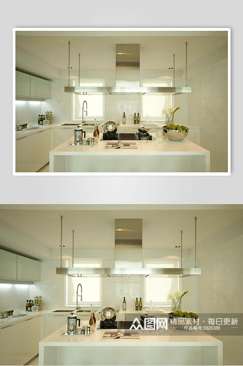 厨房欧式别墅图片高清图片素材