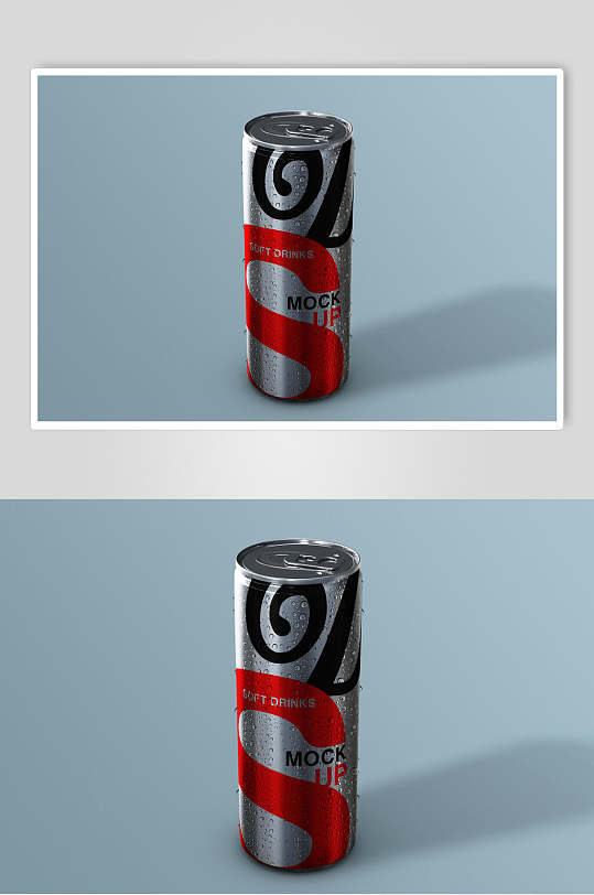 创业手绘可乐饮料瓶样机