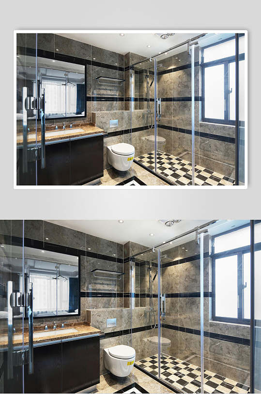 轻奢卫生间图片-轻奢卫生间素材下载-众图网