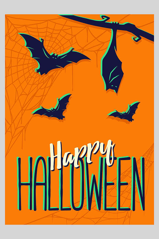 万圣节英文海报图片-万圣节英文海报高清素材下载-众图网