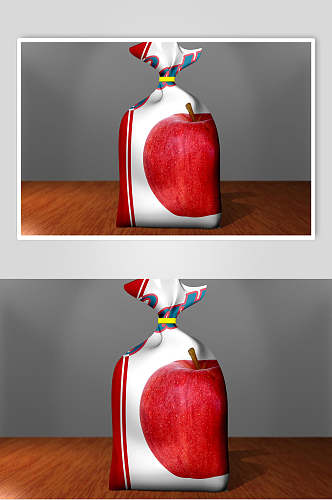 苹果食品包装袋样机