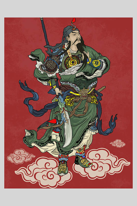 威武关公图片-威武关公素材下载-众图网