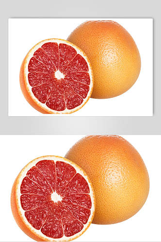 有机血橙水果摄影图片