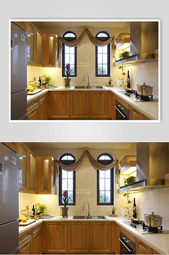 时尚欧式厨房窗户别墅图片