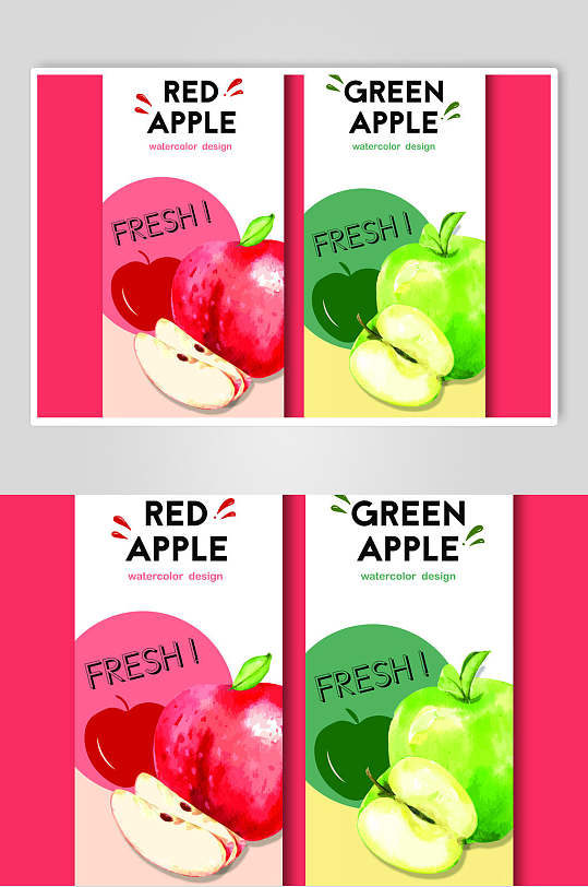 苹果卡片图片-苹果卡片设计素材-苹果卡片模板下载-众图网
