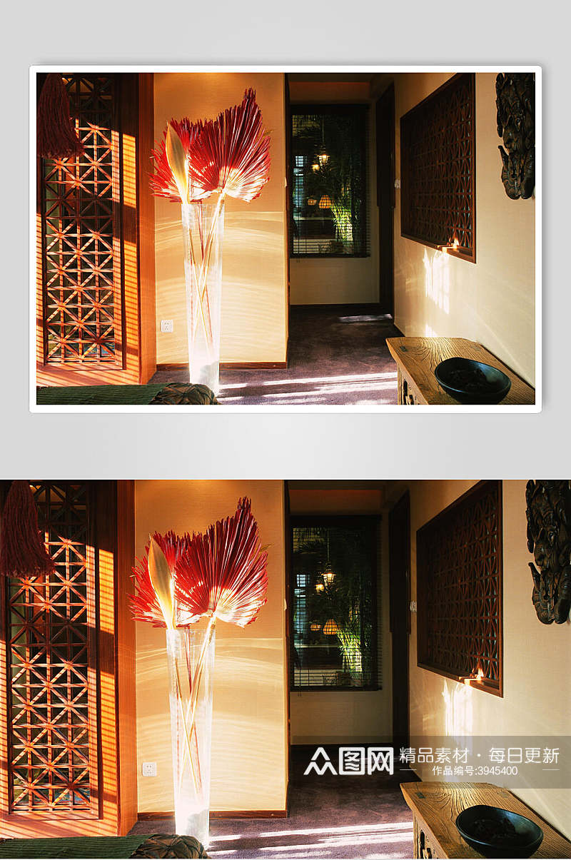 东南亚风格走廊图片素材
