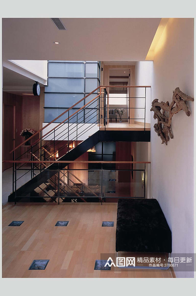 楼梯台式港风家装图片素材