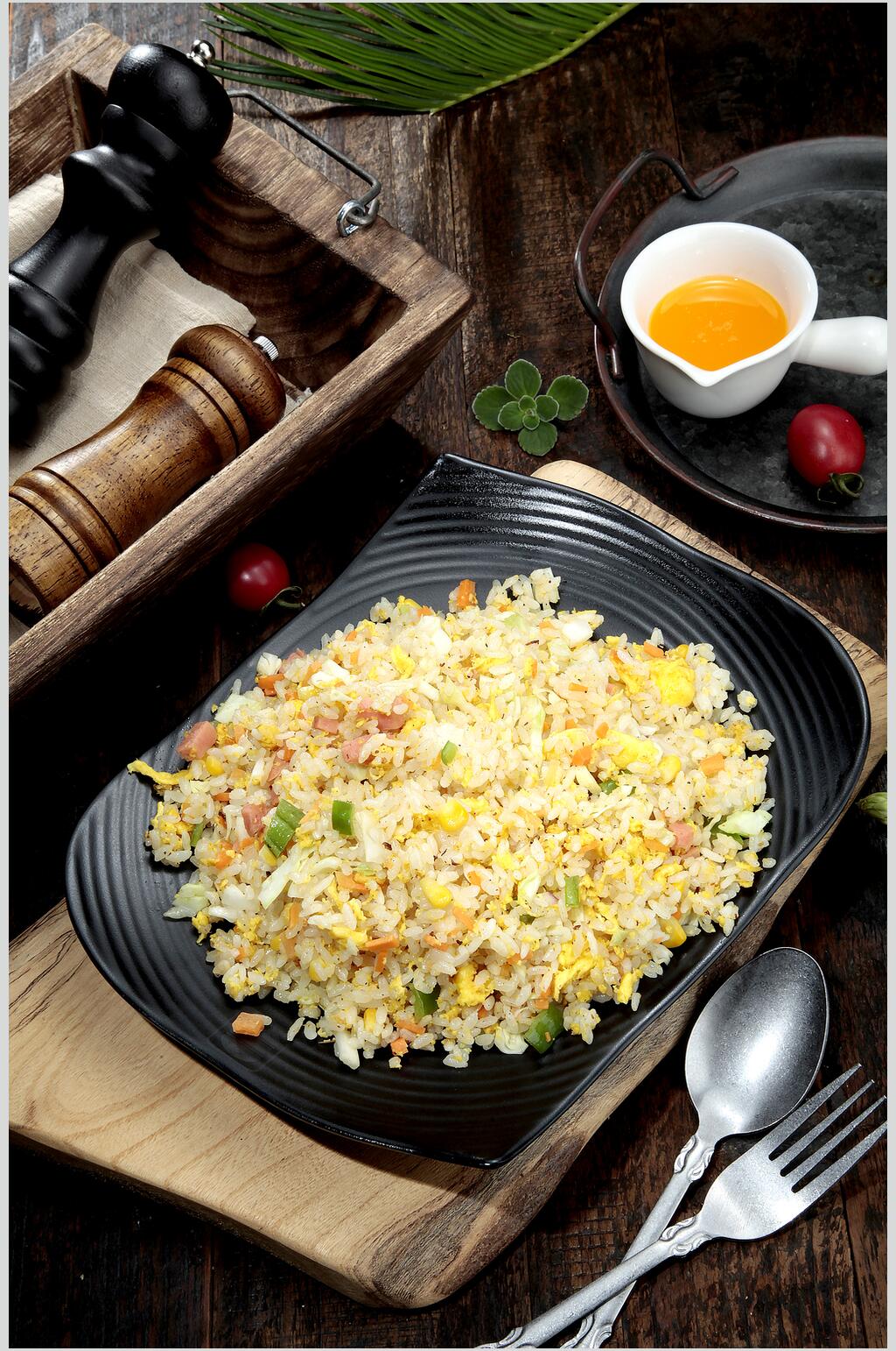 飘香炒饭美食图片素材