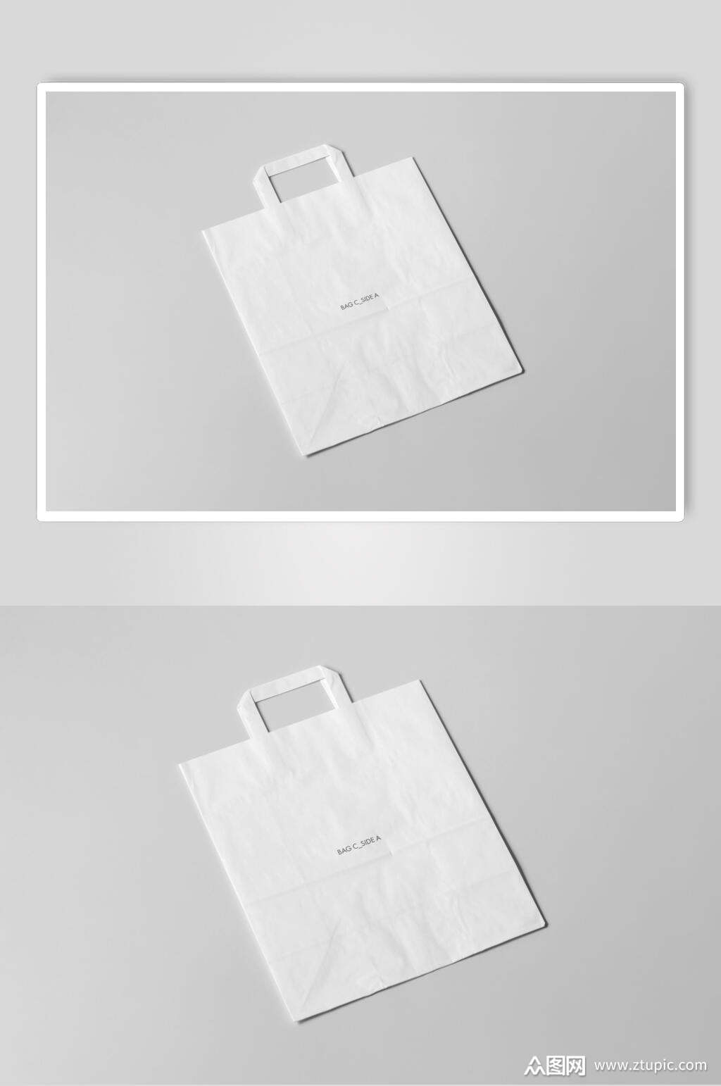 白色无纺布袋品牌vi样机模板下载-编号4226844-众图网