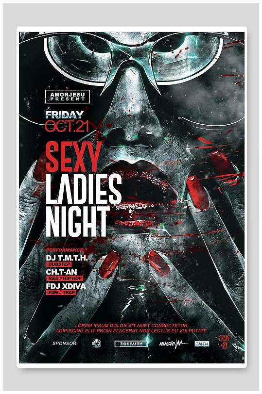 欧美暗黑系科技星球创意海报立即下载国外创意设计欧美暗黑系海报简约