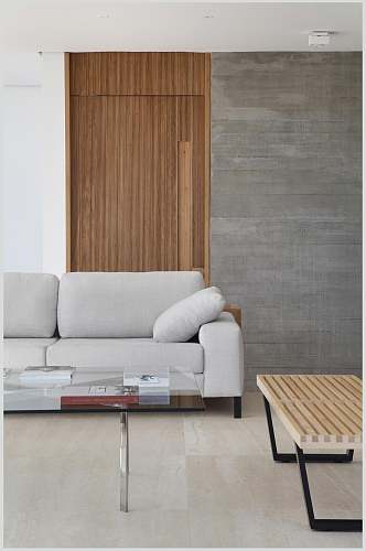 椅子沙发优雅银灰北欧风格室内图片