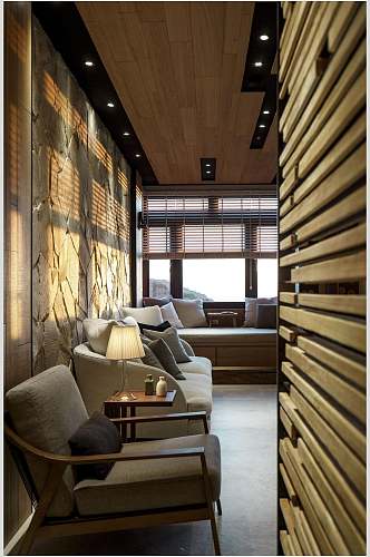 中式风格沙发室内图片