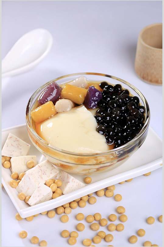 珍珠芋圆豆花图片