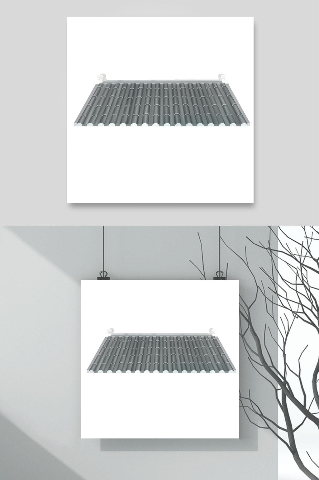 简约大气屋檐建筑素材素材