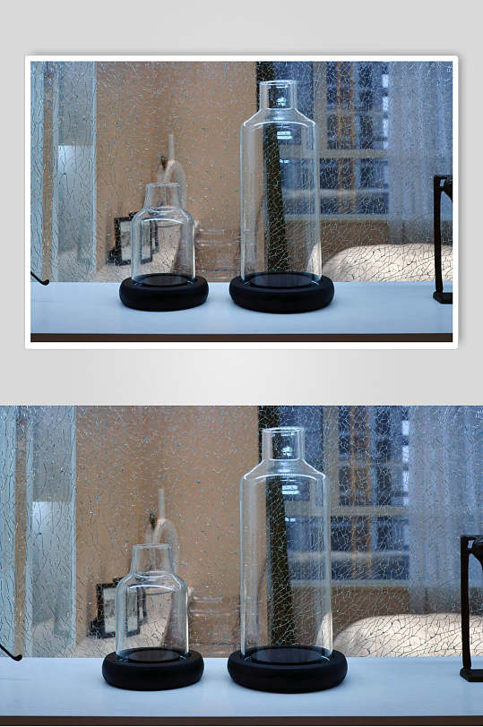 玻璃罐北欧风格室内图片