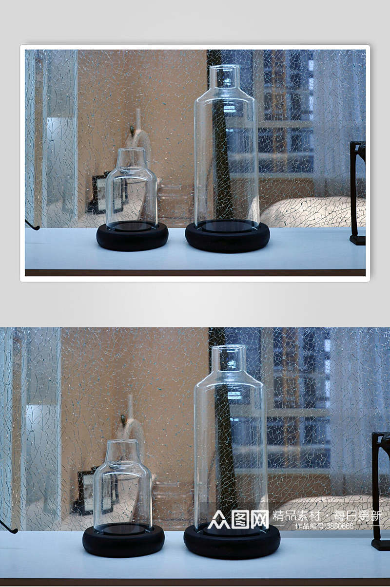 玻璃罐北欧风格室内图片素材