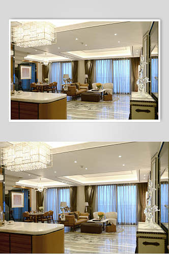 时尚现代风简约设计客厅现代室内设计图片