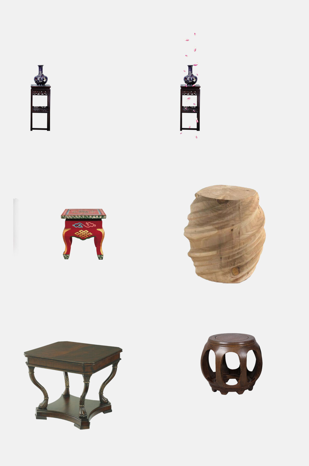 高端创意凳子中式家具免抠素材素材
