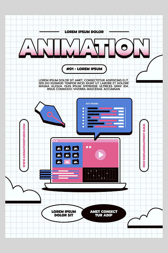 电脑手绘海报图片-电脑手绘海报设计素材-电脑手绘海报模板下载