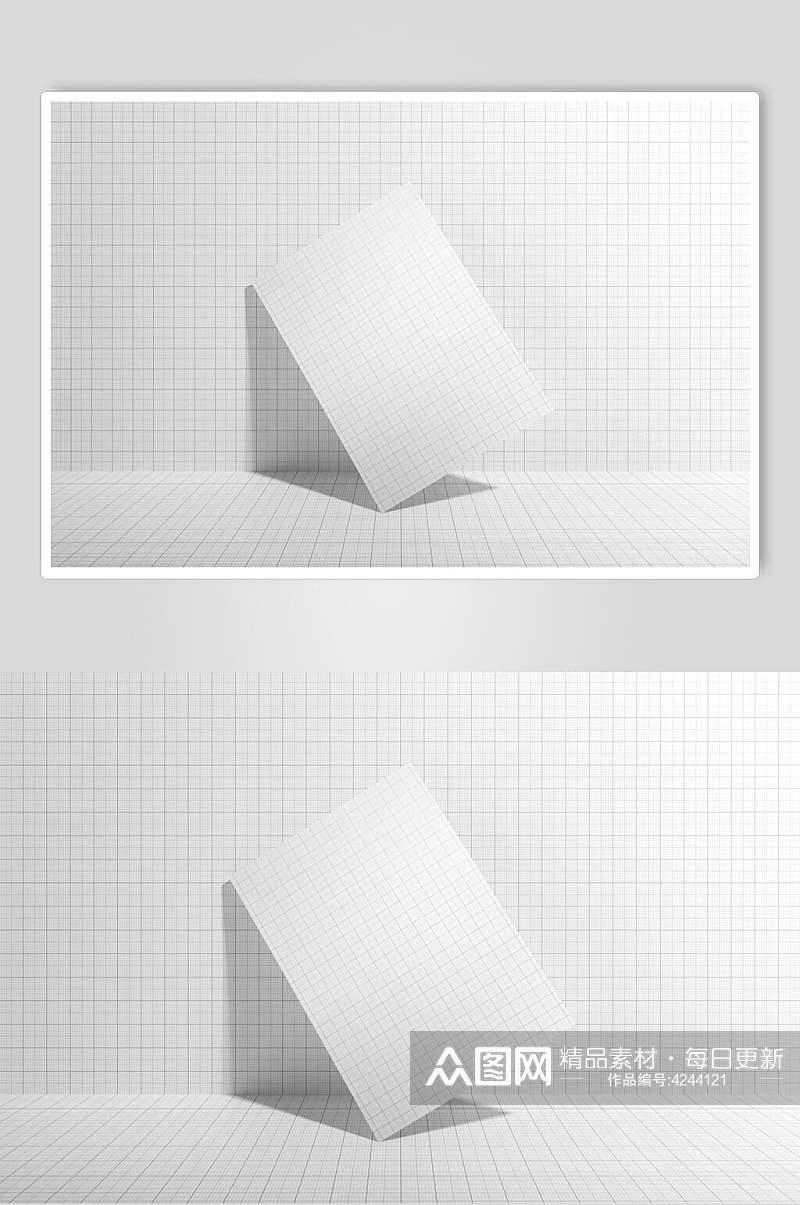 创意白色极简信封展示样机素材