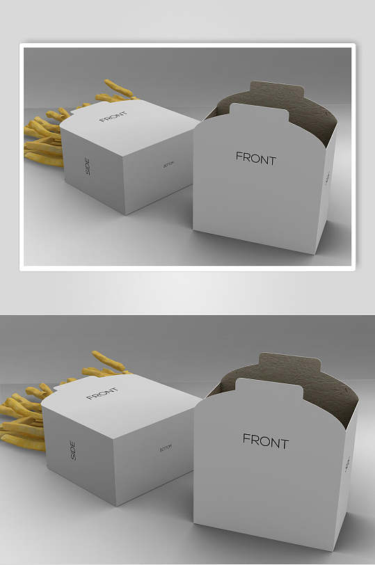 薯条包装盒图片-薯条包装盒设计素材-薯条包装盒模板下载-众图网