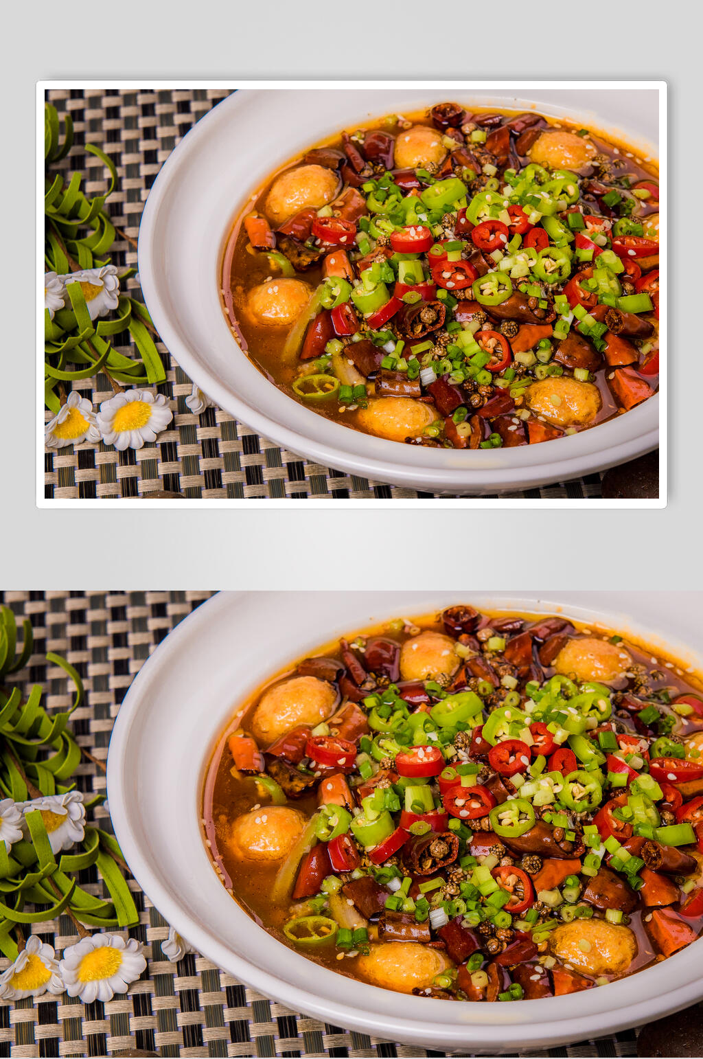 辣子鸡沙拉美食图片素材