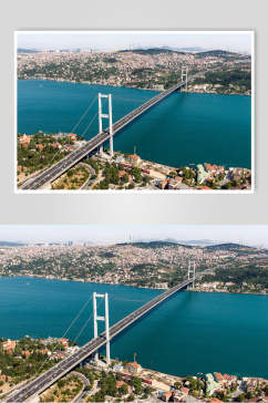 清新城市桥梁高清图片