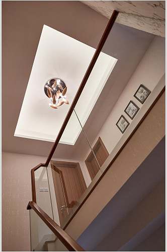 个性优雅简约楼梯灯新中式室内图片