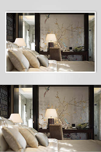 古典法式卧室装修设计图片摄影图