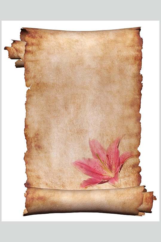 杜鹃花牛皮纸纹理图片