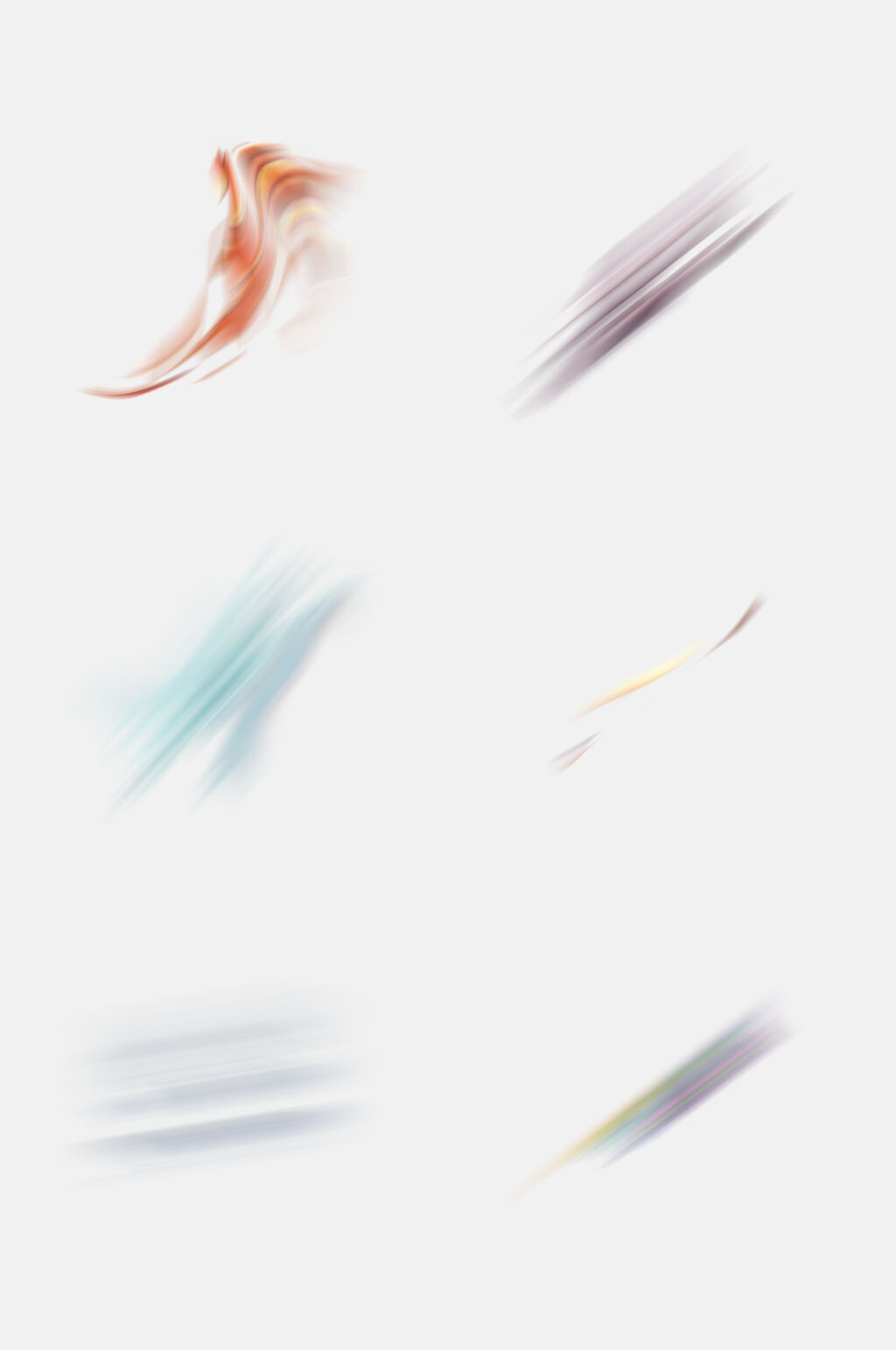 红色气流流动光效免抠素材素材