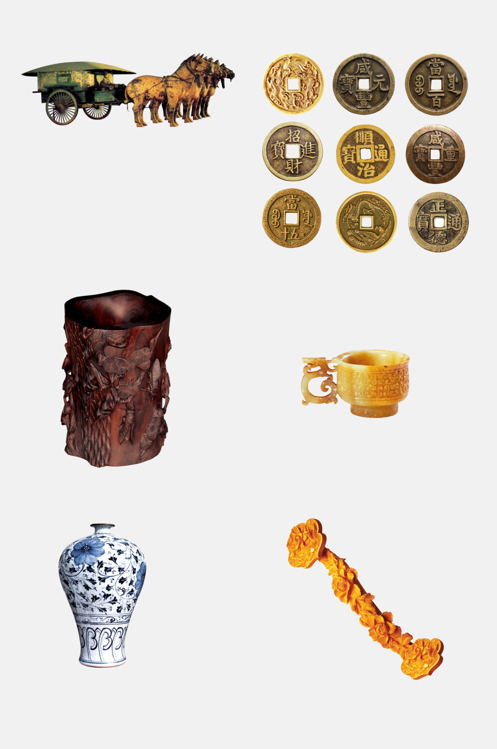 玉如意古董古玩免抠素材素材