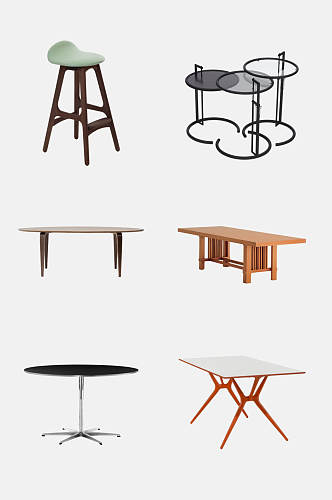 简约创意桌子现代家具免抠素材