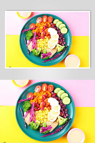 黄瓜沙拉美食图片