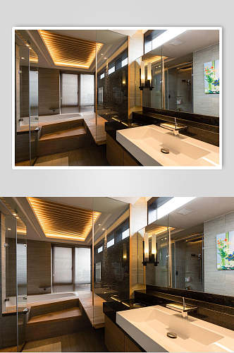 洗漱池高级洋气时尚新中式室内图片