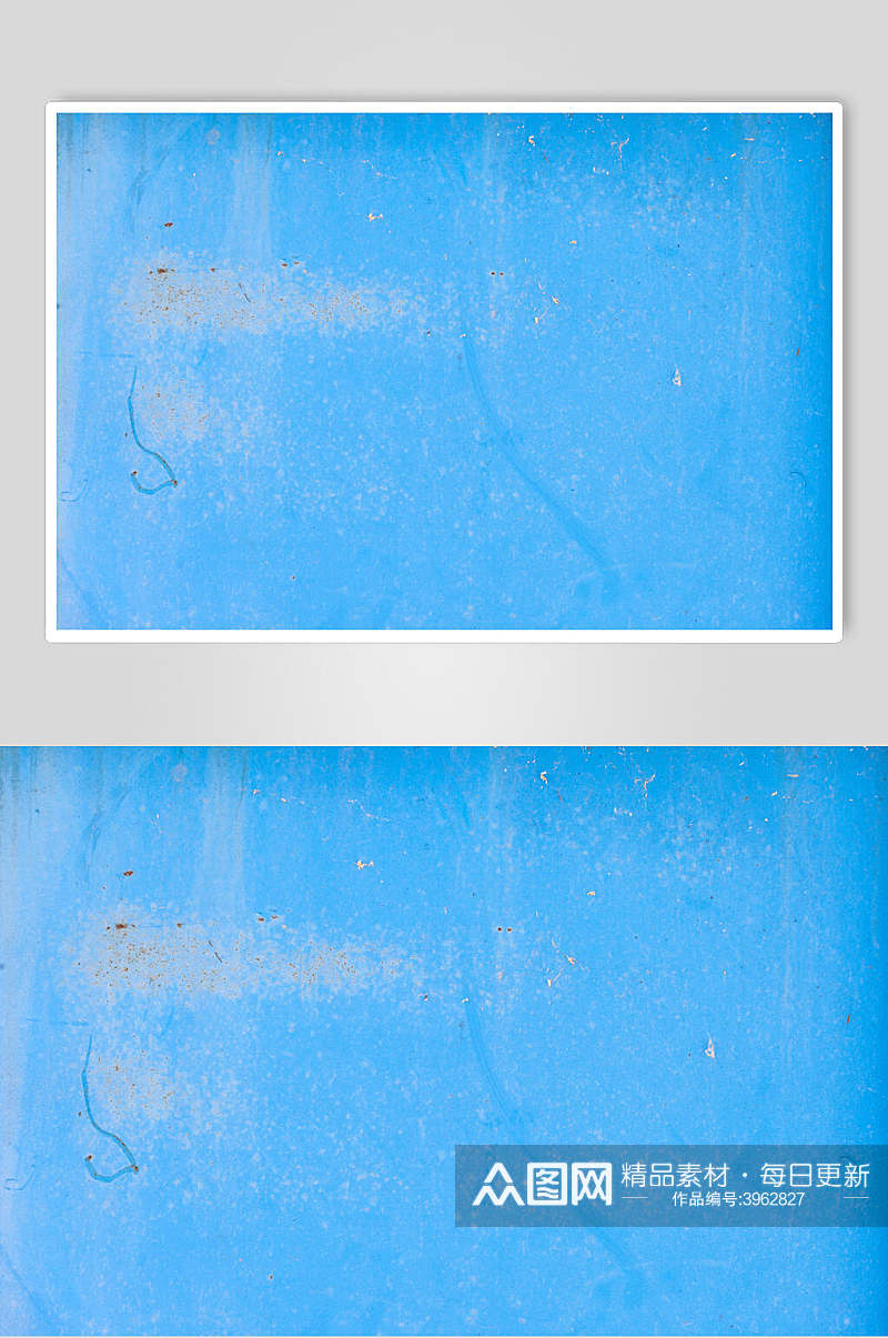 蓝色清新创意简约金属锈迹背景纹理图片素材