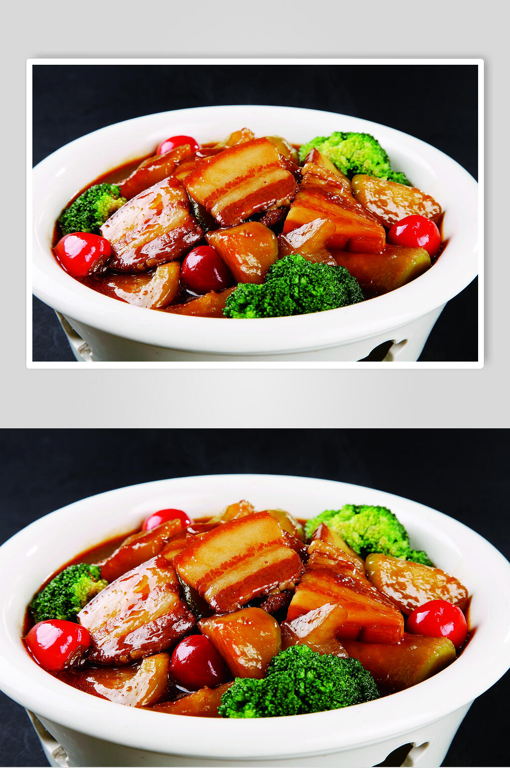 萝卜焖罐肉图片素材